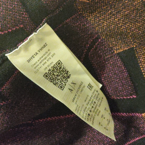 Prelove Armani Exchange Knit Cardigan Sz M - Picture 8 of 8